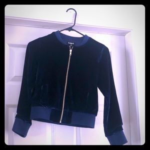 Blue velvet jacket. Brand new no tags girls 10